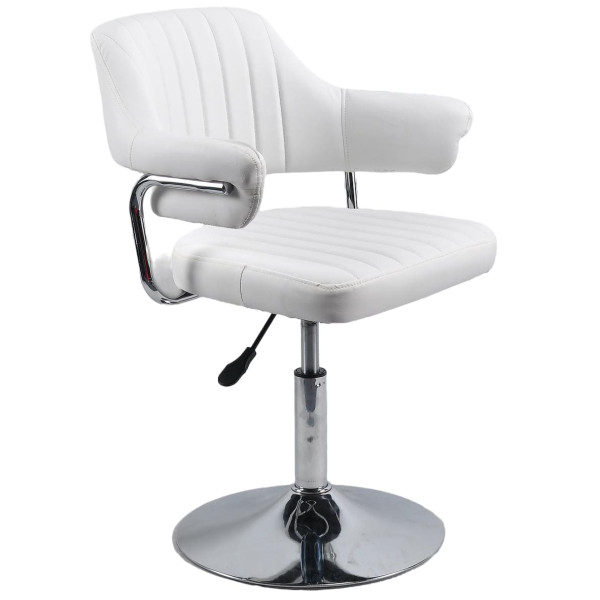 Стілець Onder Mebli Jeff CH-BASE Білий Екошкіра-0