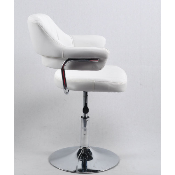 Стілець Onder Mebli Jeff CH-BASE Білий Екошкіра-2