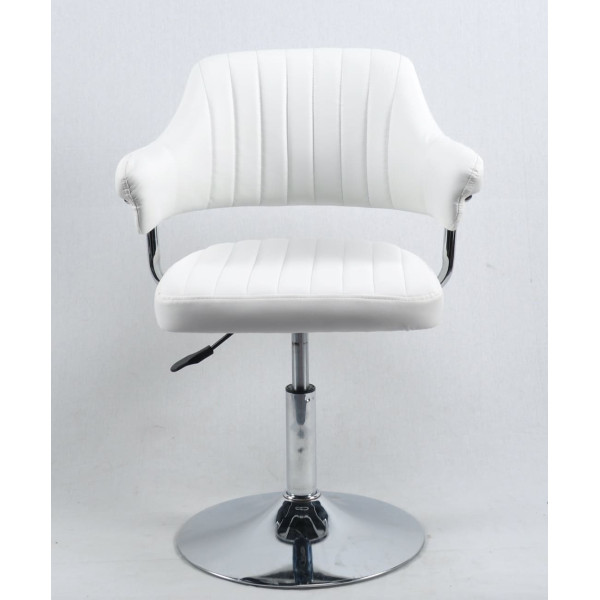 Стілець Onder Mebli Jeff CH-BASE Білий Екошкіра-1