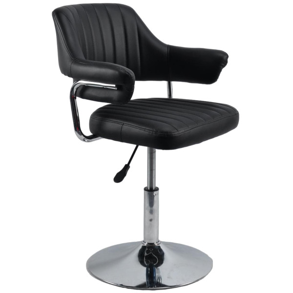 Стілець Onder Mebli Jeff CH-BASE Чорний Екошкіра-0