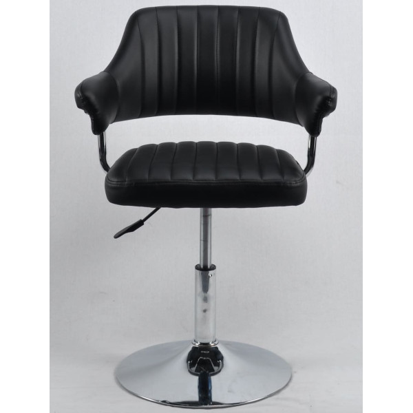 Стілець Onder Mebli Jeff CH-BASE Чорний Екошкіра-1