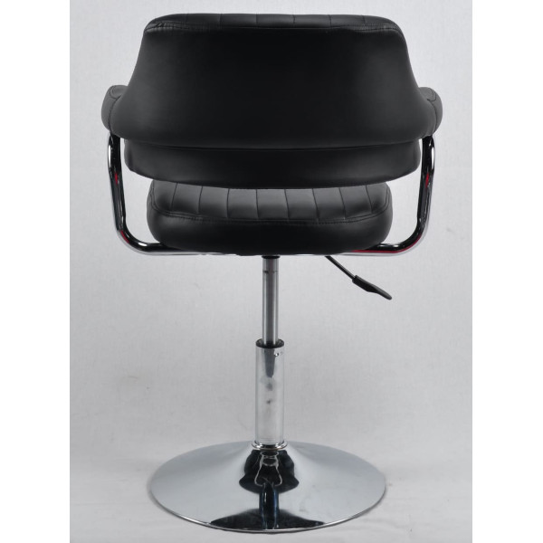 Стілець Onder Mebli Jeff CH-BASE Чорний Екошкіра-3