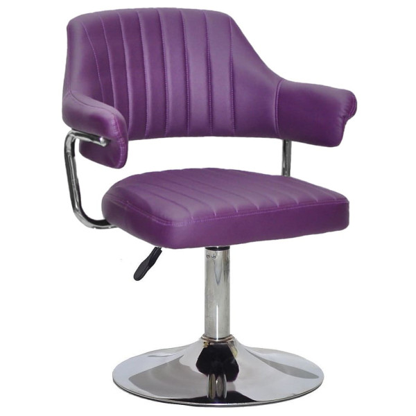 Стул Onder Mebli Jeff CH-BASE Фиолетовый 1031 Экокожа-0