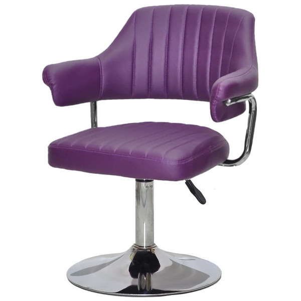 Стул Onder Mebli Jeff CH-BASE Фиолетовый 1031 Экокожа-2