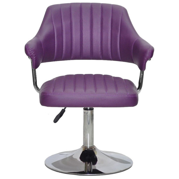 Стул Onder Mebli Jeff CH-BASE Фиолетовый 1031 Экокожа-1