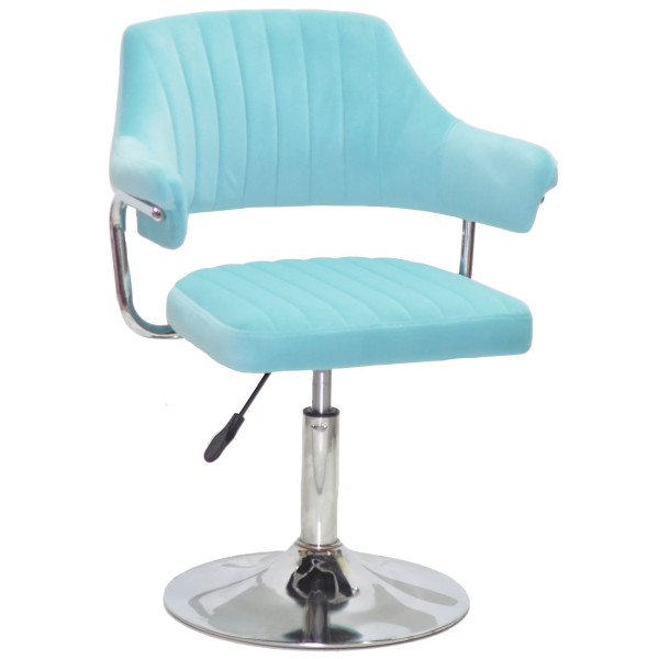 Стул Onder Mebli Jeff CH-BASE Голубой B-1019 Бархат-0