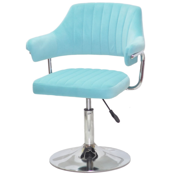 Стул Onder Mebli Jeff CH-BASE Голубой B-1019 Бархат-1