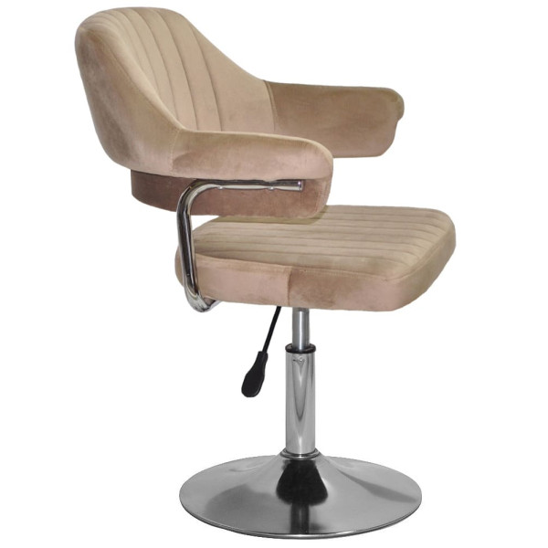 Стул Onder Mebli Jeff CH-BASE Кофейный B-1042 Бархат-2