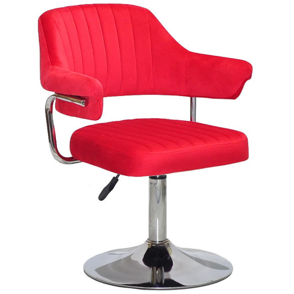 Стілець Onder Mebli Jeff CH-BASE Червоний B-1016 Оксамит-0