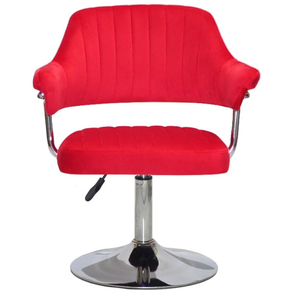 Стілець Onder Mebli Jeff CH-BASE Червоний B-1016 Оксамит-1