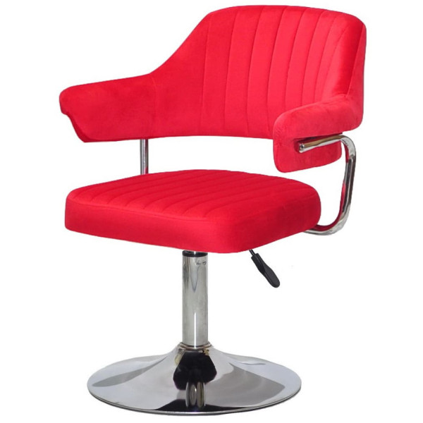 Стілець Onder Mebli Jeff CH-BASE Червоний B-1016 Оксамит-2