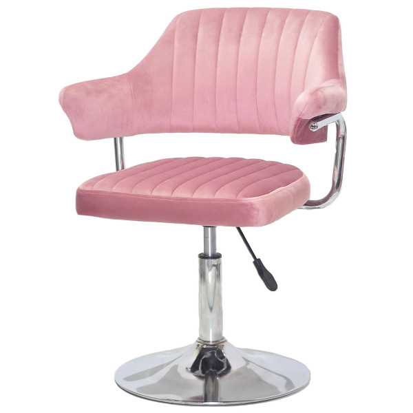Стілець Onder Mebli Jeff CH-BASE Пильна Троянда B-1030 Оксамит-1