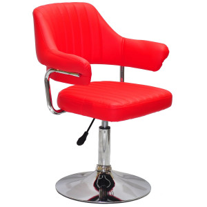 Стілець Onder Mebli Jeff CH-BASE Червоний 1007 Екошкіра