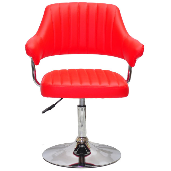 Стілець Onder Mebli Jeff CH-BASE Червоний 1007 Екошкіра-1