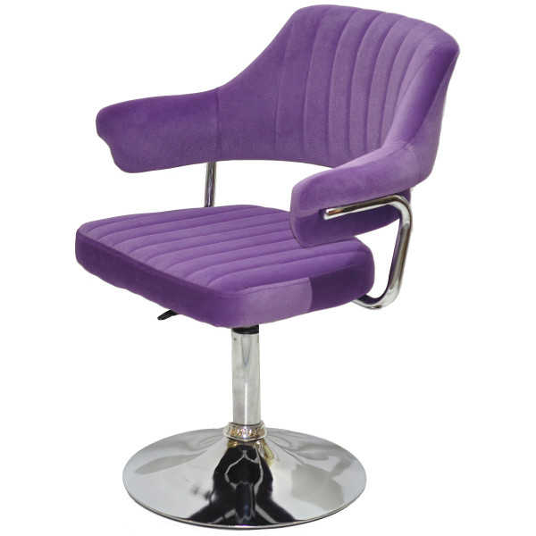 Стілець Onder Mebli Jeff CH-BASE Пурпур B-1013 Оксамит-2