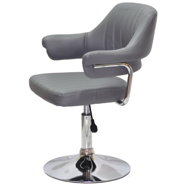 Стул Onder Mebli Jeff CH-BASE Серый 1001 Экокожа-2