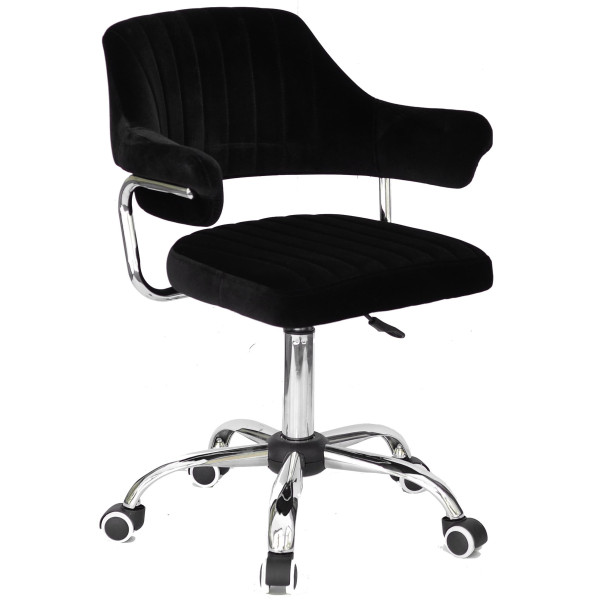 Стул Onder Mebli Jeff CH-Office Черный B-1011 Бархат-0