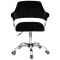 Стул Onder Mebli Jeff CH-Office Черный B-1011 Бархат-1-thumb