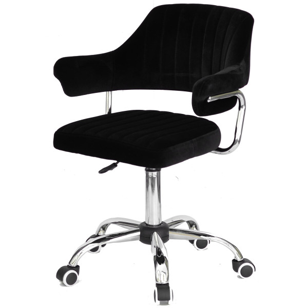 Стул Onder Mebli Jeff CH-Office Черный B-1011 Бархат-2