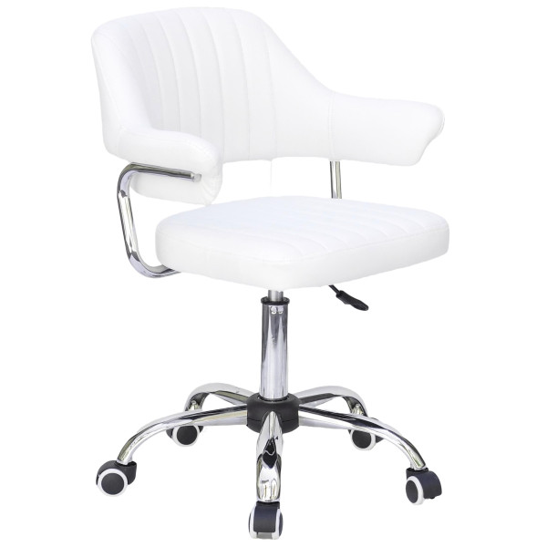 Стул Onder Mebli Jeff CH-Office Белый Экокожа-0