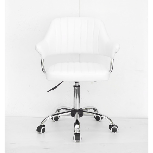 Стул Onder Mebli Jeff CH-Office Белый Экокожа-1