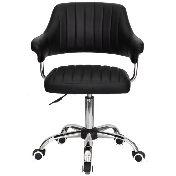 Стул Onder Mebli Jeff CH-Office Черный Экокожа-1