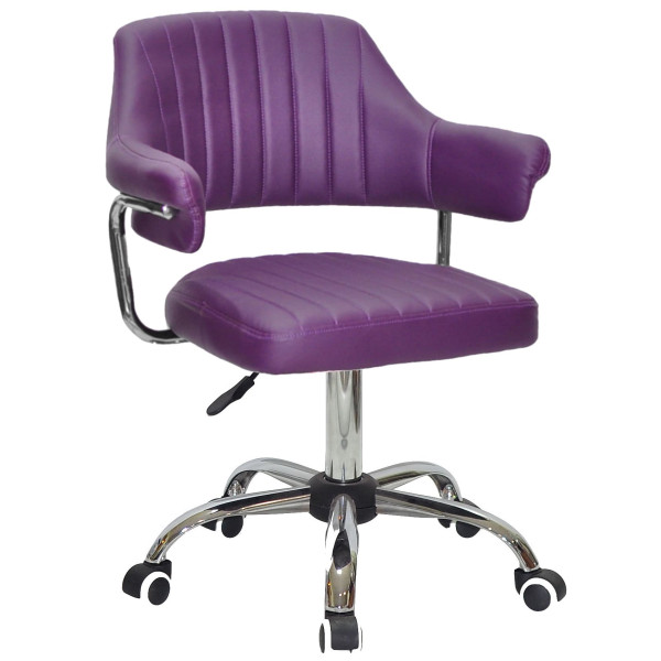 Стілець Onder Mebli Jeff CH-Office Фіолетовий 1031 Екошкіра-0