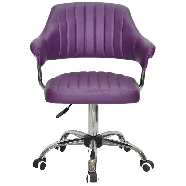 Стілець Onder Mebli Jeff CH-Office Фіолетовий 1031 Екошкіра-1