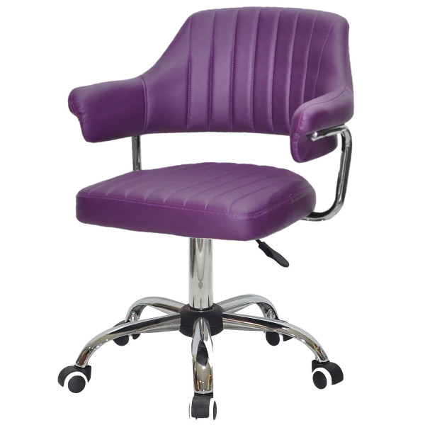 Стілець Onder Mebli Jeff CH-Office Фіолетовий 1031 Екошкіра-2