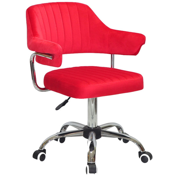 Стілець Onder Mebli Jeff CH-Office Червоний B-1016 Оксамит-0