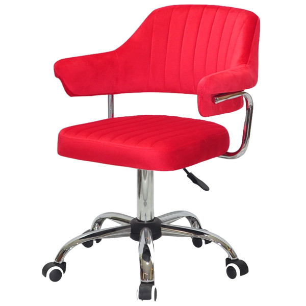 Стілець Onder Mebli Jeff CH-Office Червоний B-1016 Оксамит-2