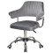 Стілець Onder Mebli Jeff CH-Office Сірий B-1034 Оксамит-1-thumb