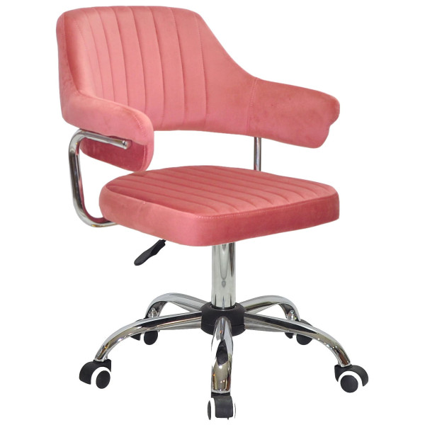 Стілець Onder Mebli Jeff CH-Office Теракотовий B-1018 Оксамит-0