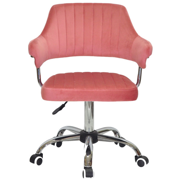 Стілець Onder Mebli Jeff CH-Office Теракотовий B-1018 Оксамит-1