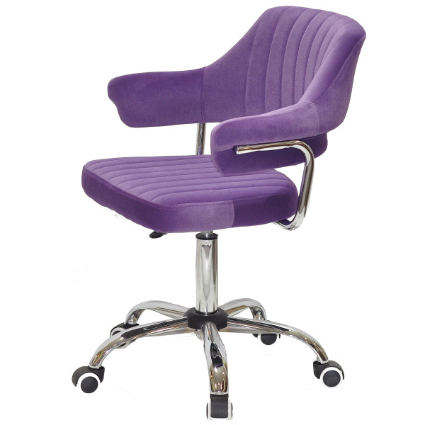 Стілець Onder Mebli Jeff CH-Office Пурпур B-1013 Оксамит-2