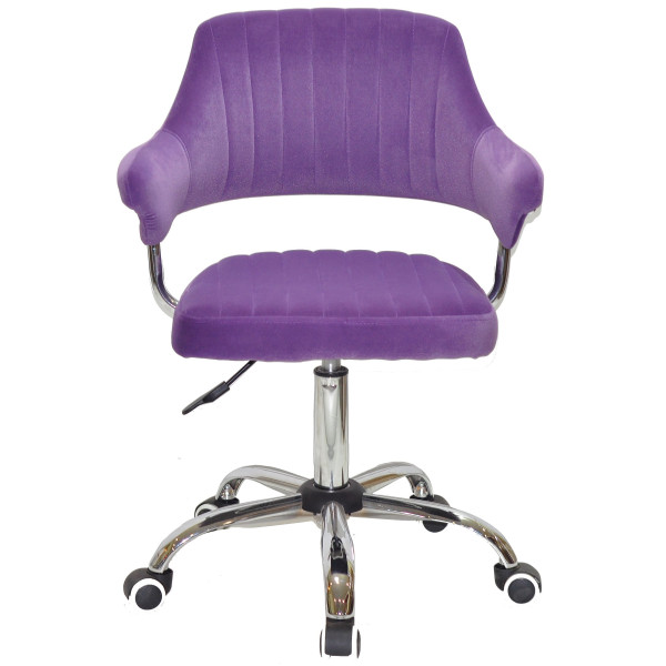 Стілець Onder Mebli Jeff CH-Office Пурпур B-1013 Оксамит-1