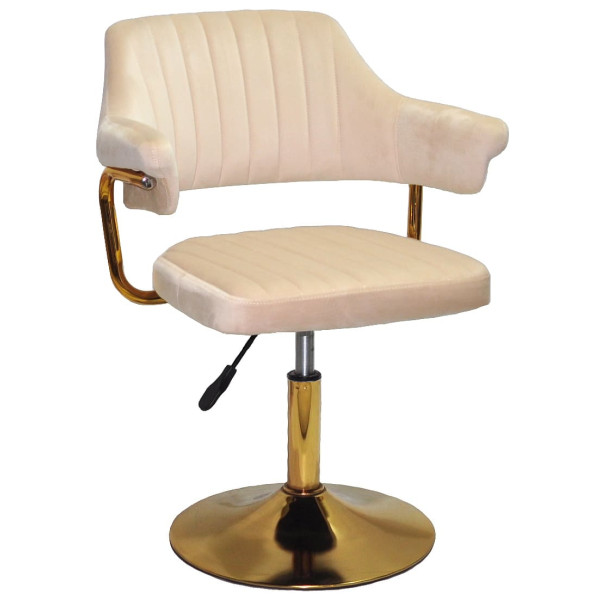 Стул Onder Mebli Jeff GD-BASE Бежевый B-1032 Бархат-0