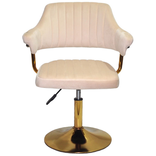 Стул Onder Mebli Jeff GD-BASE Бежевый B-1032 Бархат-1