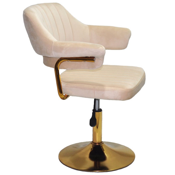 Стул Onder Mebli Jeff GD-BASE Бежевый B-1032 Бархат-2