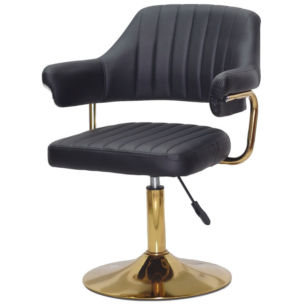 Стілець Onder Mebli Jeff GD-BASE Чорний Екошкіра-1