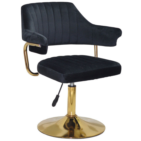 Стул Onder Mebli Jeff GD-BASE Черный B-1011 Бархат-0