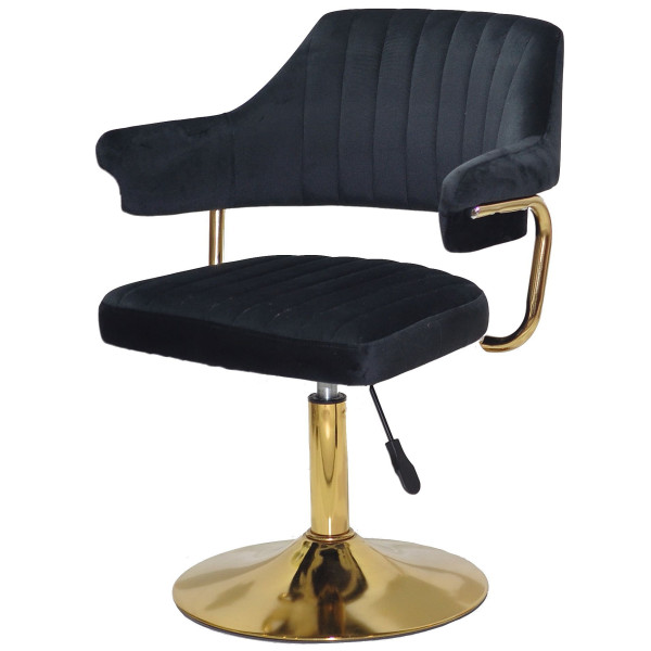 Стул Onder Mebli Jeff GD-BASE Черный B-1011 Бархат-1