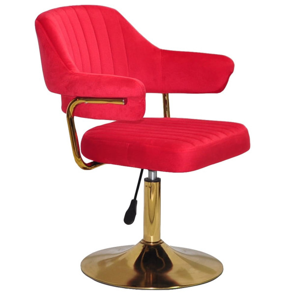Стілець Onder Mebli Jeff GD-BASE Червоний B-1016 Оксамит-0