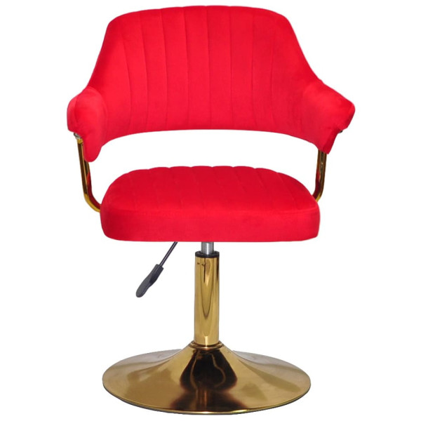 Стілець Onder Mebli Jeff GD-BASE Червоний B-1016 Оксамит-1