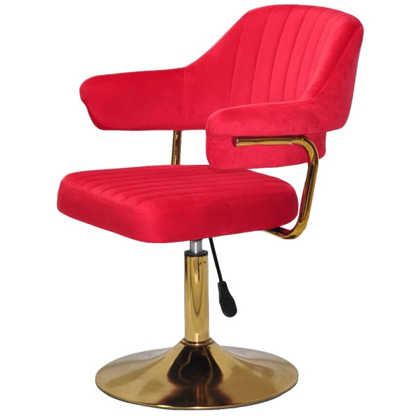 Стілець Onder Mebli Jeff GD-BASE Червоний B-1016 Оксамит-2