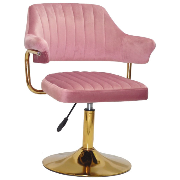 Стілець Onder Mebli Jeff GD-BASE Пильна Троянда B-1030 Оксамит-0