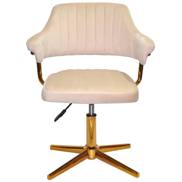 Стул Onder Mebli Jeff GD-MODERN BASE Бежевый B-1032 Бархат-1