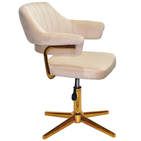 Стул Onder Mebli Jeff GD-MODERN BASE Бежевый B-1032 Бархат-2