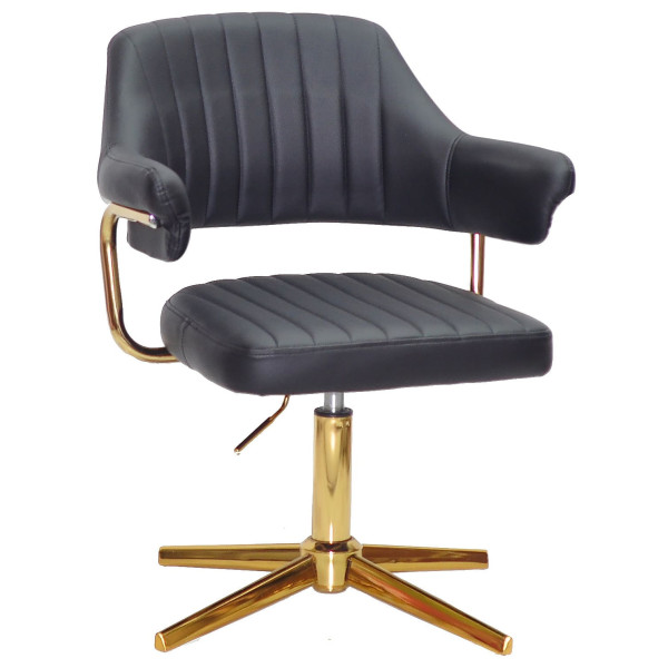 Стілець Onder Mebli Jeff GD-MODERN BASE Чорний Екошкіра-0