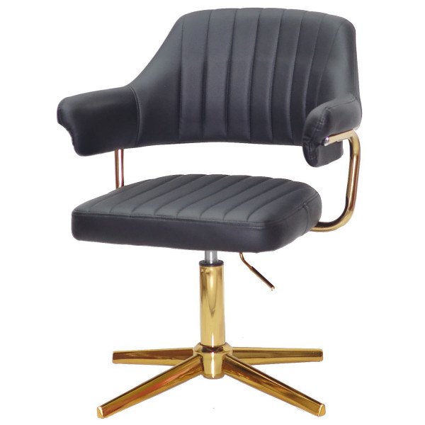 Стілець Onder Mebli Jeff GD-MODERN BASE Чорний Екошкіра-1